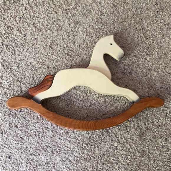 Other - Large Handmade Etsy Wooden Baby Rocking Horse